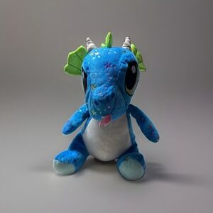 Fiesta Blue Stars Dragon Stuffed Animal Plush 10"